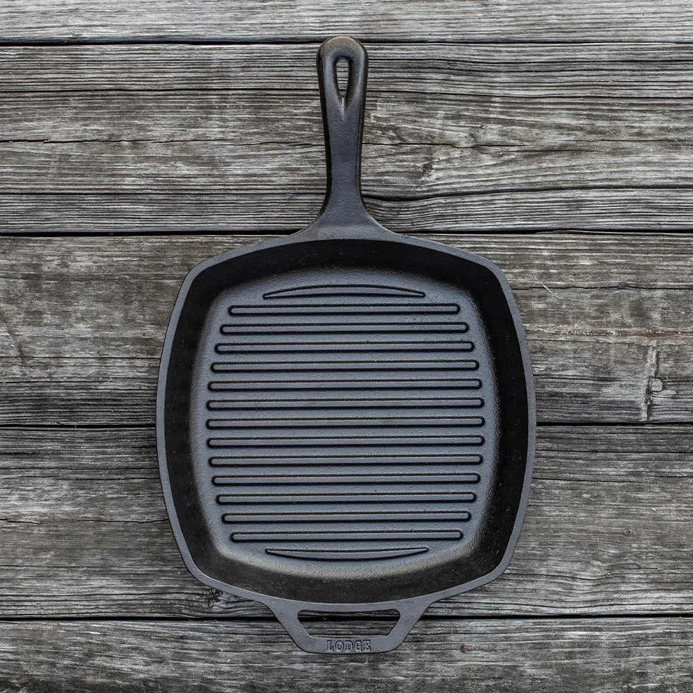 Lodge Square Cast Iron Grill Pan 26x26 cm