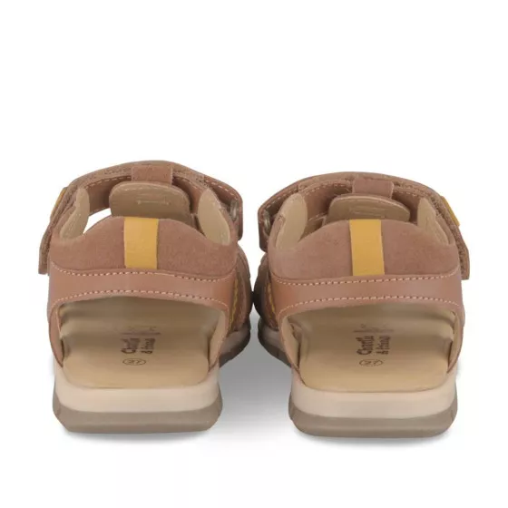 Sandales COGNAC CHARLIE & FRIENDS CUIR