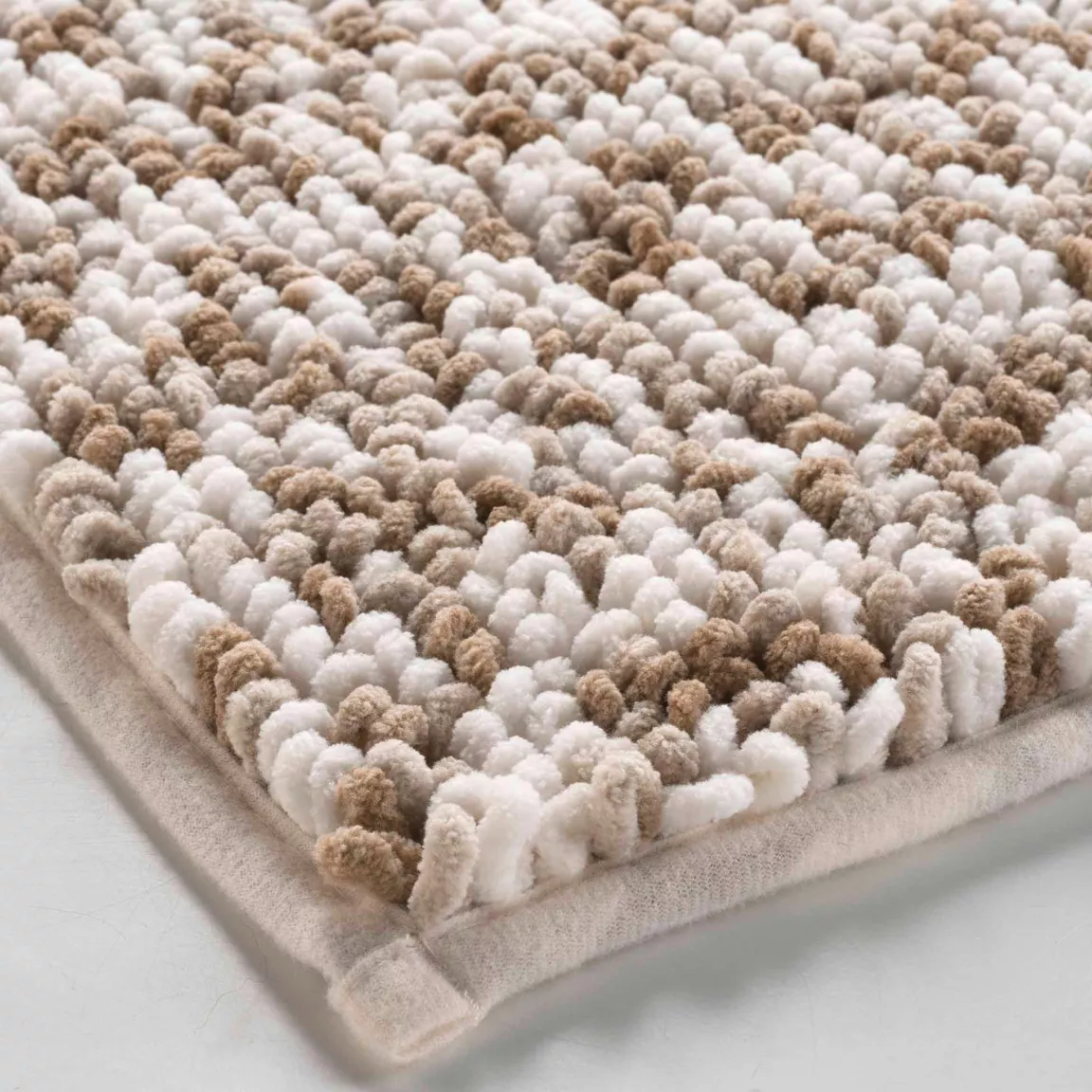 Tapis de bain microfibre (45 x 75 cm) Friza Taupe clair