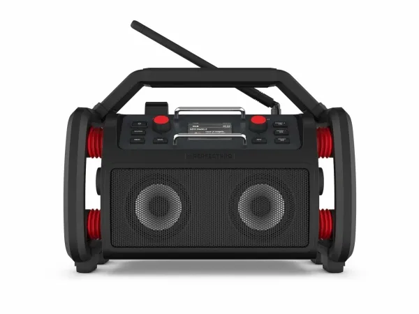Perfectpro Rockpro, Arbejdsområde, Digital, DAB , FM, 30 W, 7,62 cm, Sort, Rød