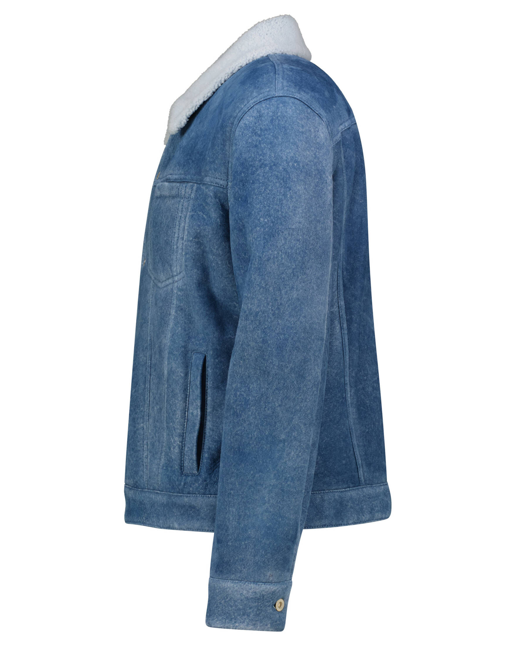 Loewe| Herren Lederjacke SHEARLING DENIM Regular Fit