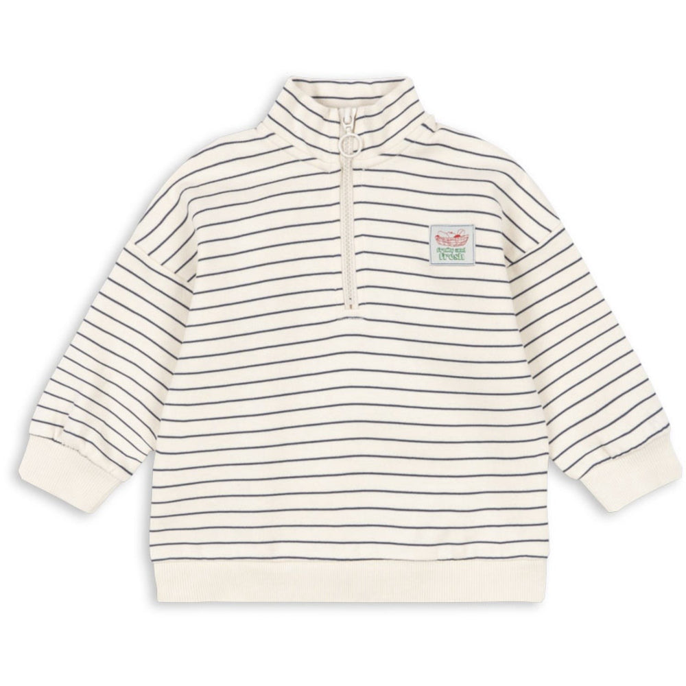 Køb Konges Sløjd Flintstone Stripe Lou Stripe Half Zip Sweat Ocs