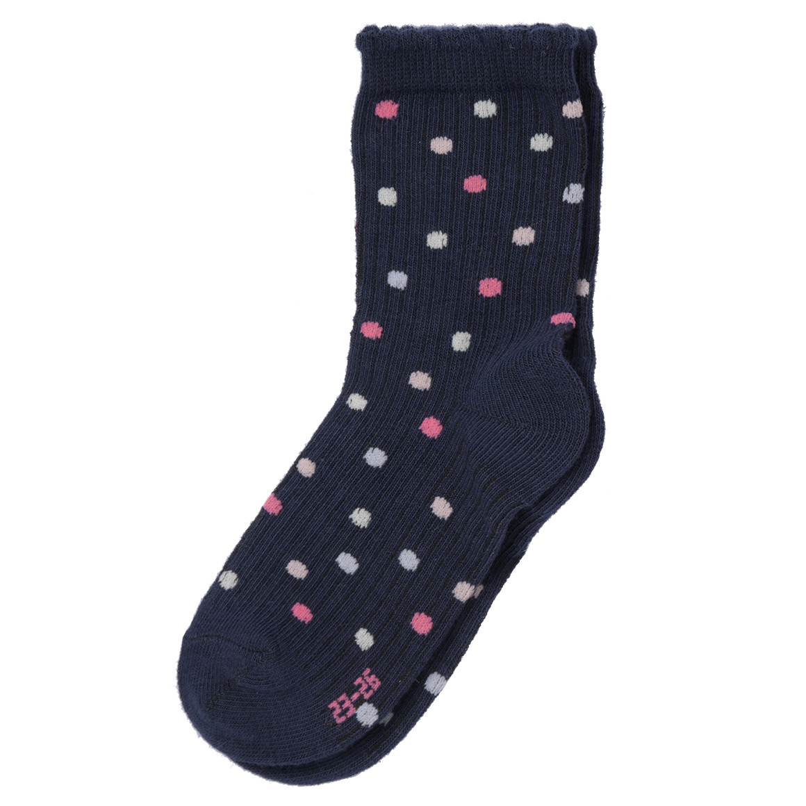 Topolino 3 Paar Mädchen Socken im Set pink / dunkelblau / weiss