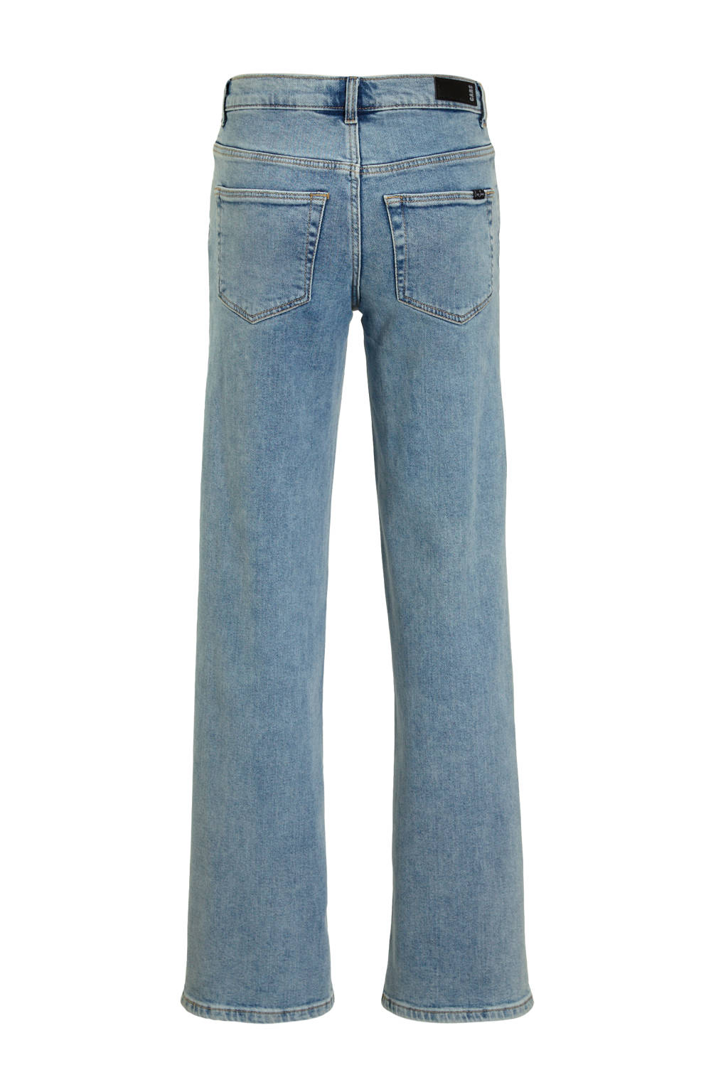 Cars high waist straight leg jeans YARA met all over print rhinestone blue