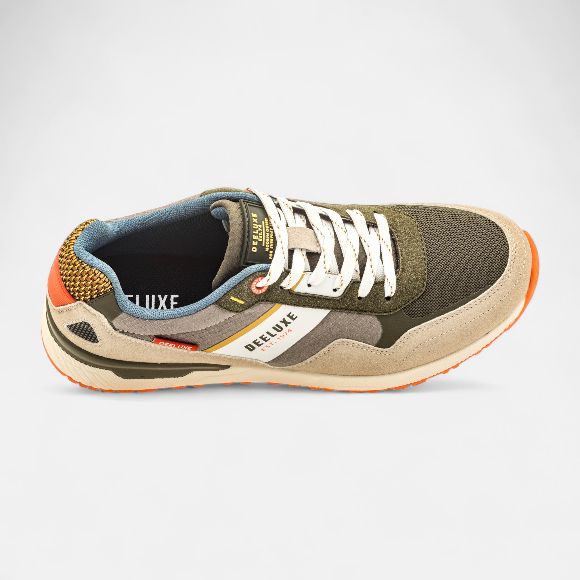 Baskets Homme kaki