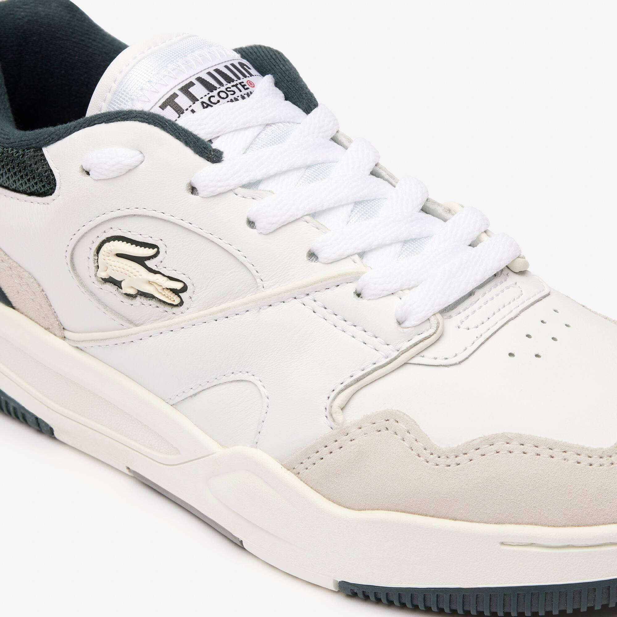 Sneakers Lineshot femme en cuir avec col en mesh Sneakers - Blanc - Lacoste - Femme