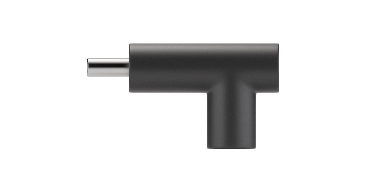 goobayAdapter USB-C aansluiting > USB-C stekker, 90°  (Zwart)