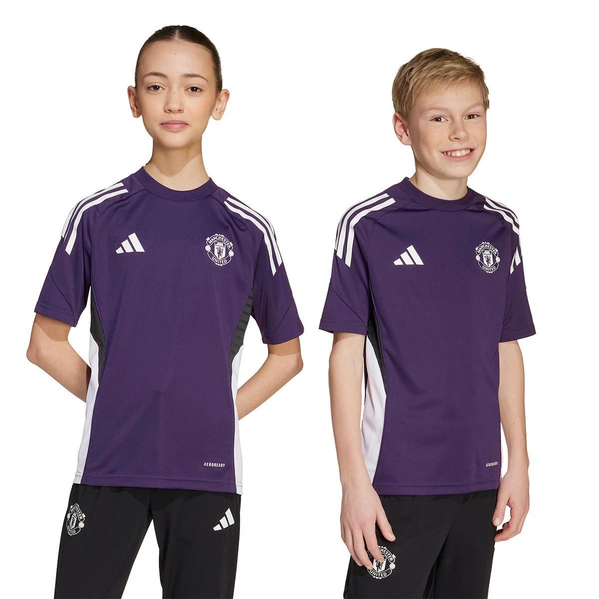 T-Shirt adidas Manchester United Training 2025-2026 Criança