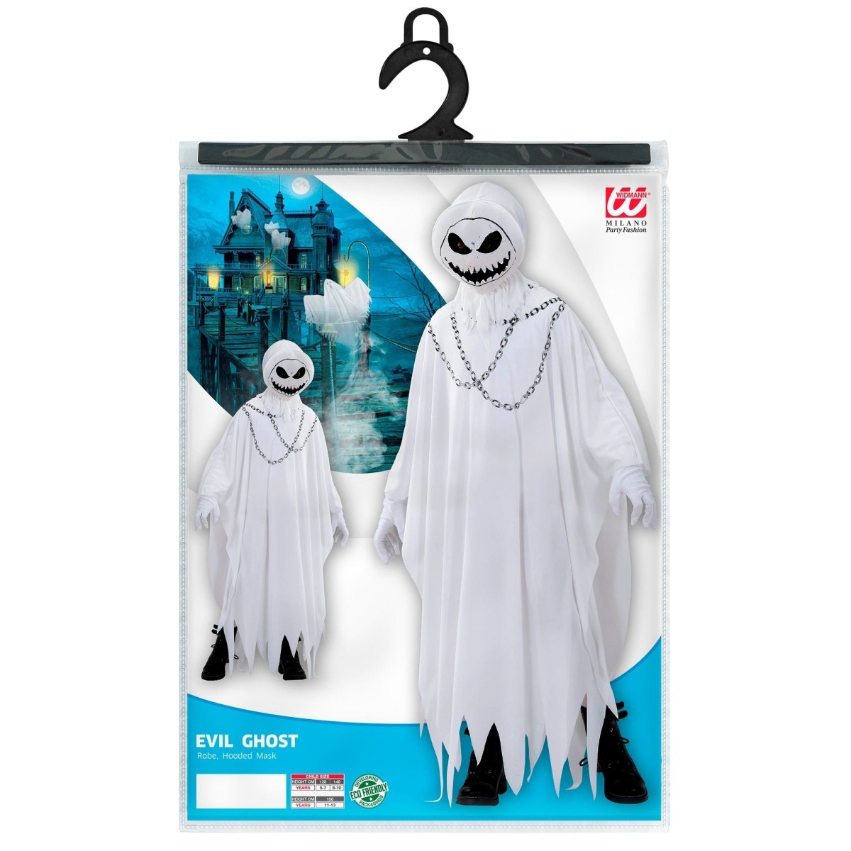 Halloween Kostuum Wit Kind Geest