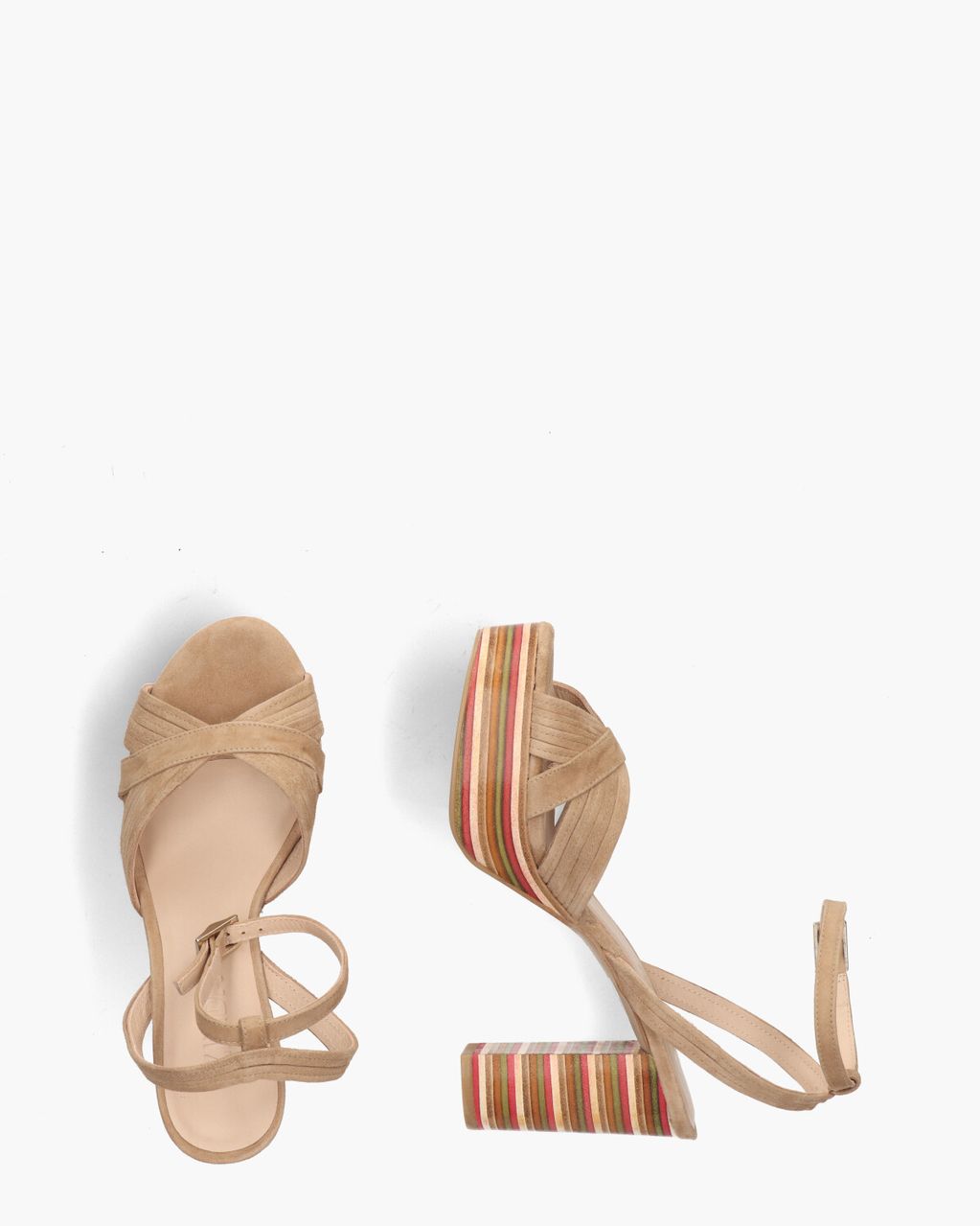 Zinda 2726 Beige Damessandalen