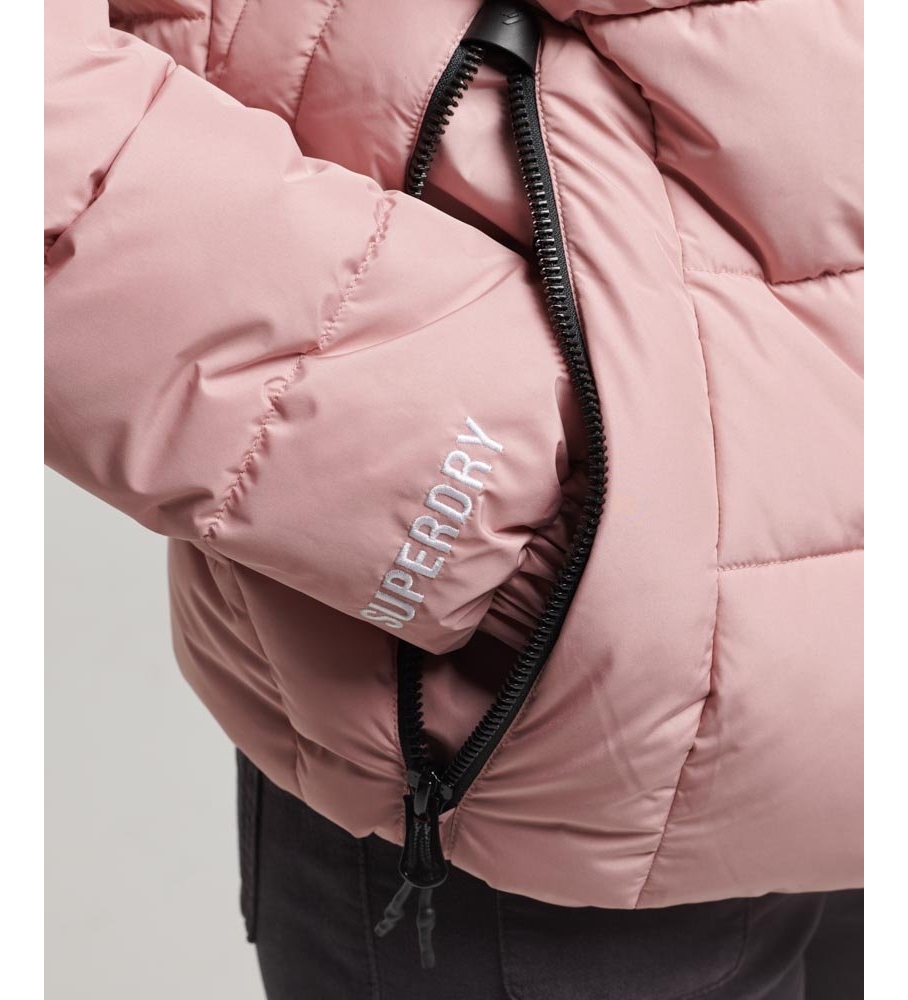 Jaqueta acolchoada Superdry Spirit Sports rosa