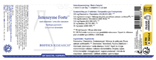 Biotics Intenzyme Forte Tabletten 500TB