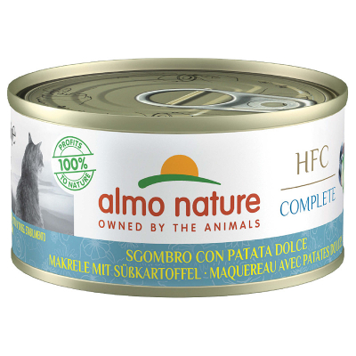 Almo Nature HFC Complete Katzenfutter HFC Makrele mit Süsskartoffel70g