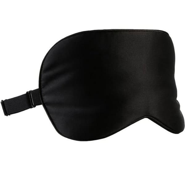 INF Sovemaske 100% silke Svart