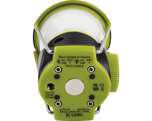 Goal Zero Lighthouse Mini Core Campinglantaarn 210 lm met ingebouwd zonnepaneel