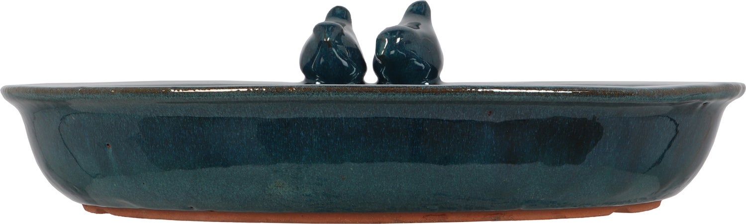 Best for Birds vogelvoeder- en drinkschaal blauw D 37 H 9,7 cm