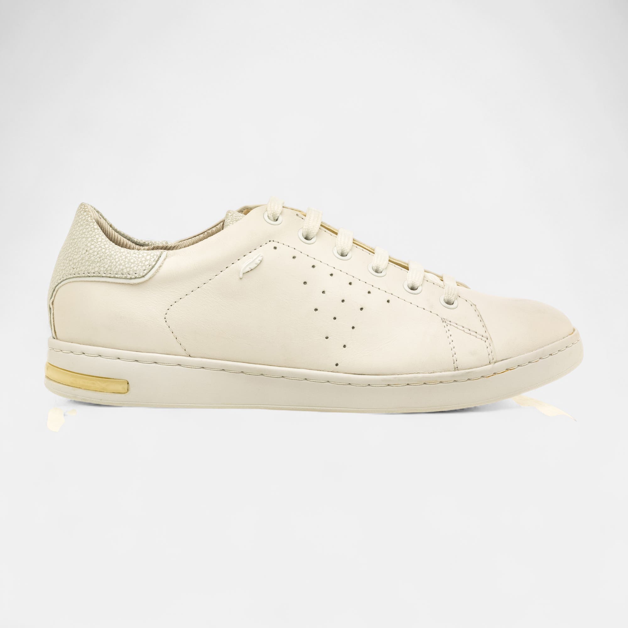 Baskets basses Femme en cuir blanc