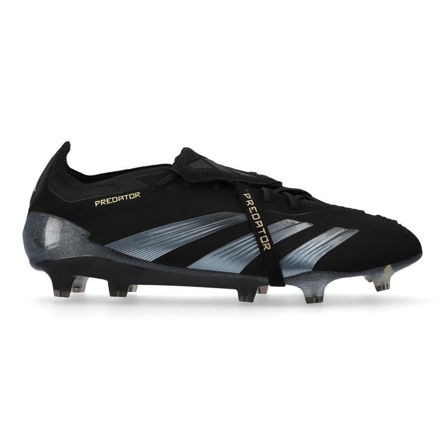 adidas Predator Elite Fold-over Tongue FG Dark Spark - Noir/Gris/Doré