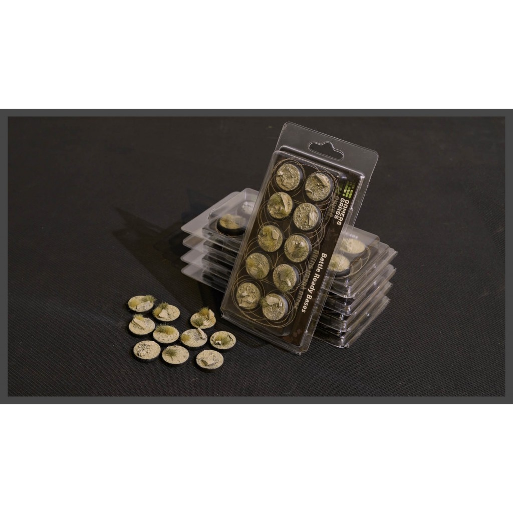 Arid Steppe Bases, Round 25mm (x10)