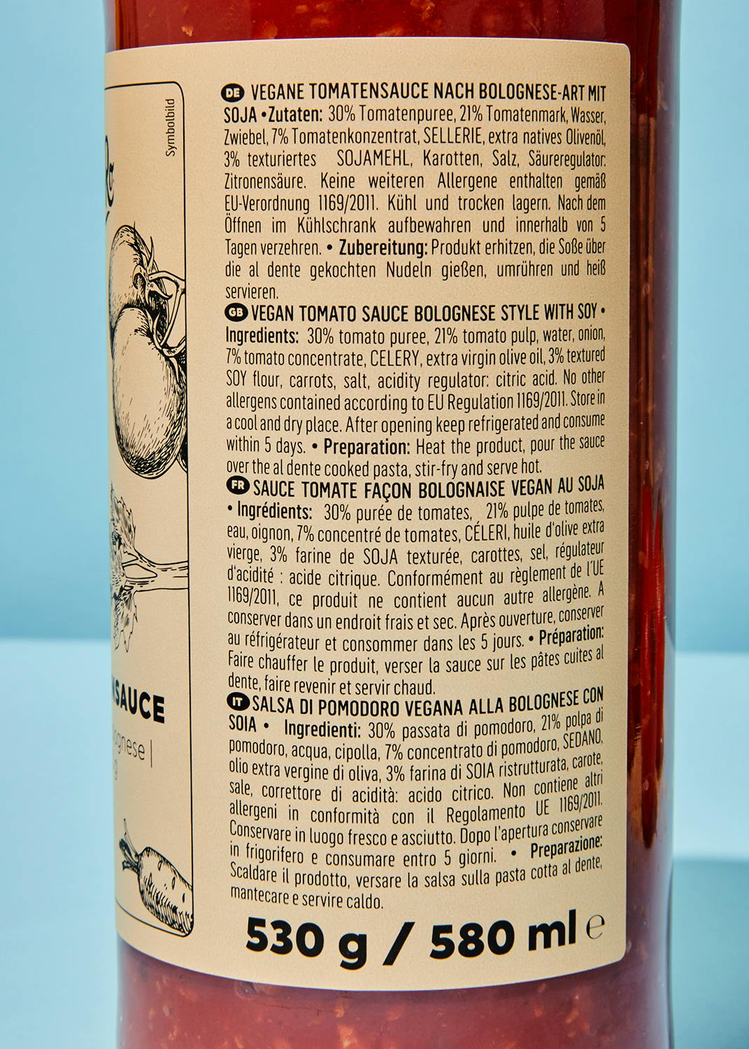 Vegane Bolognese 530 g