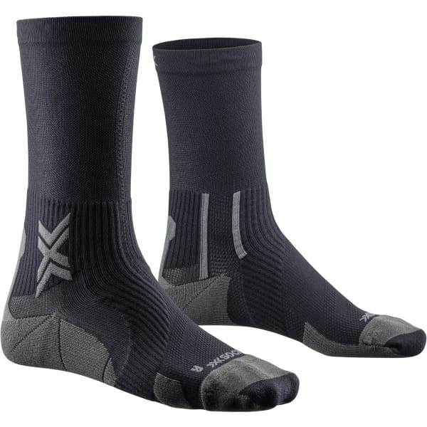 Chaussette running X-SOCKS RUN PERFORM CREW BLACK/CHARCOAL