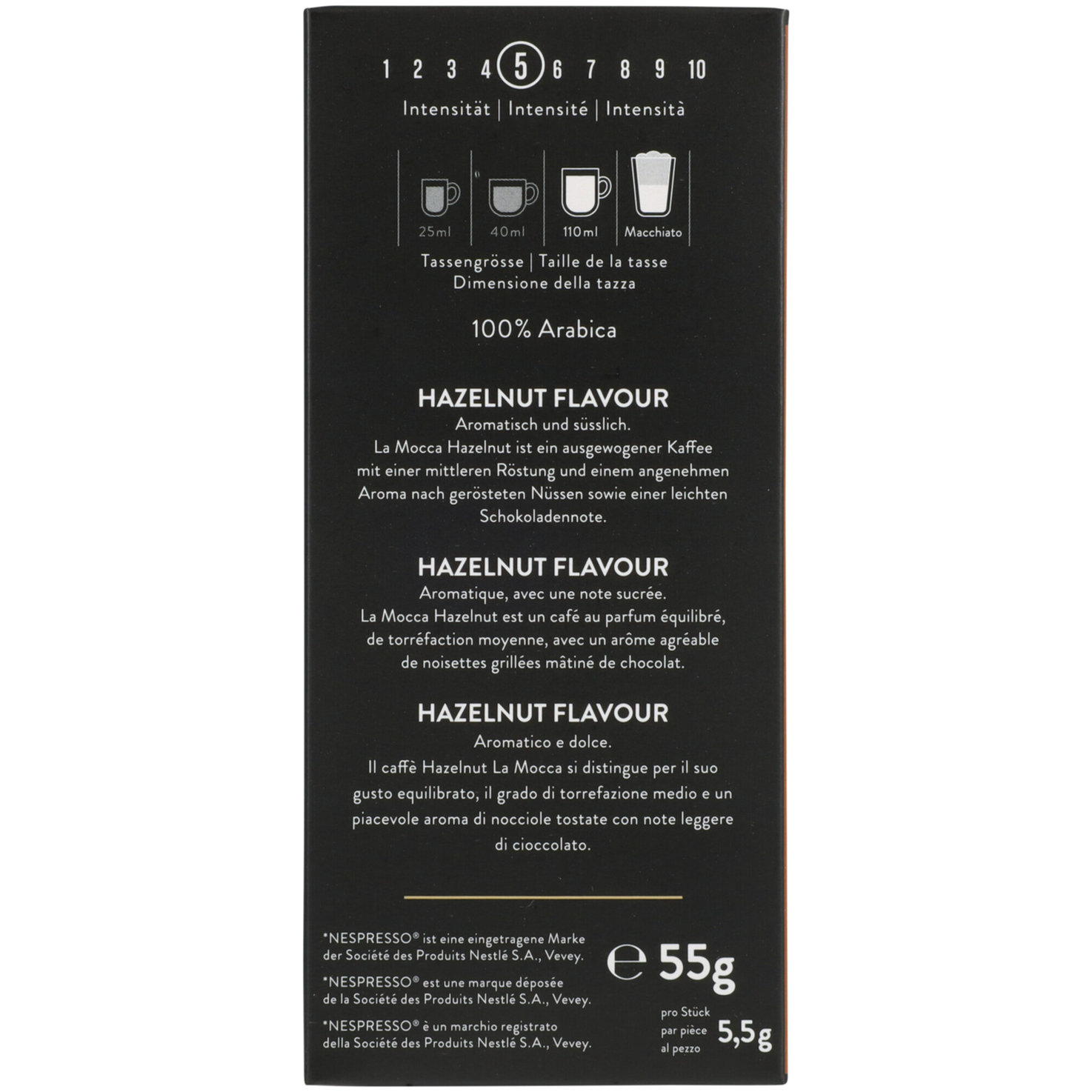 La Mocca Hazelnut Flavour 10Caps - Nespresso® kompatibel
