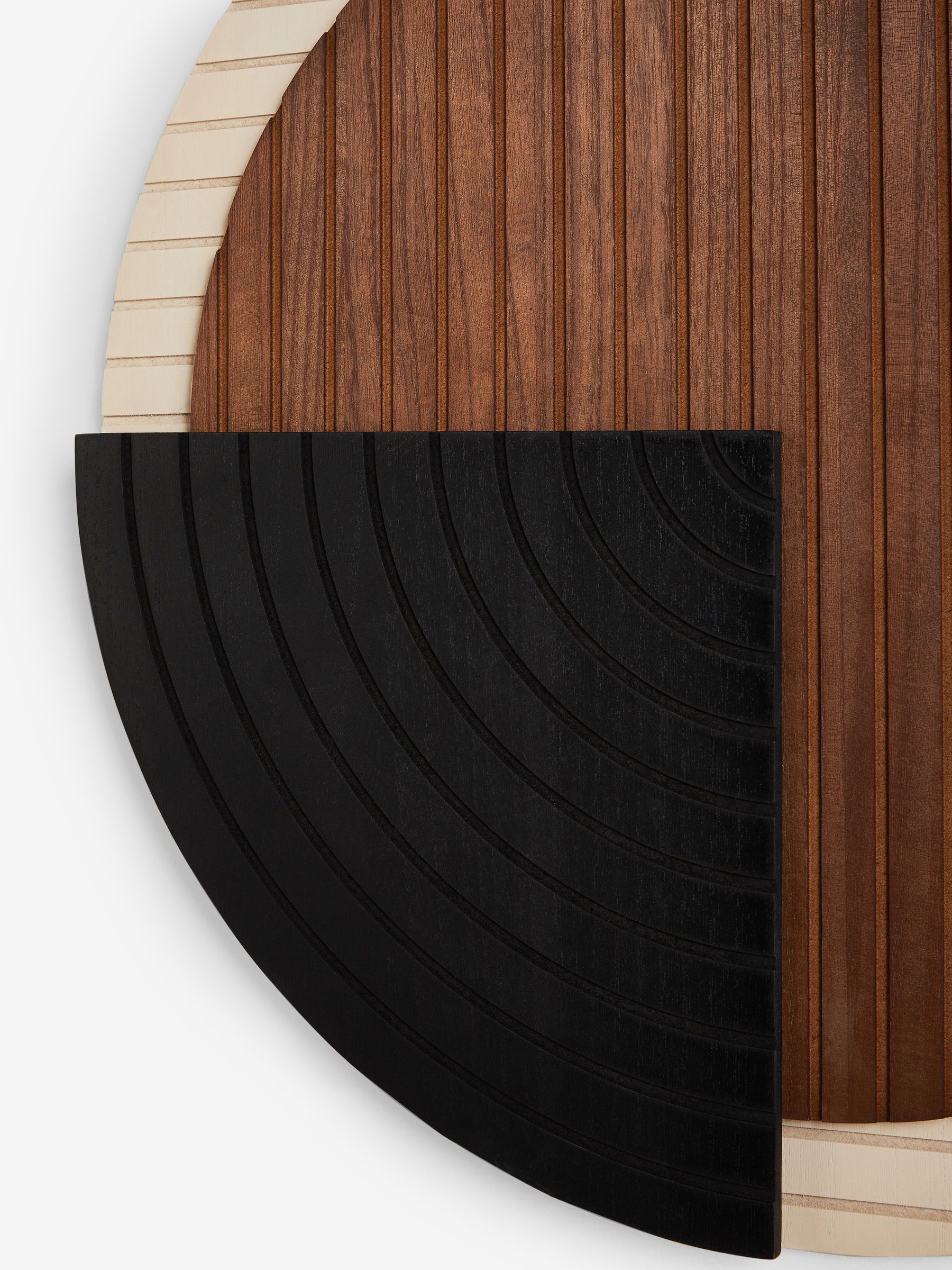 Bronx circulaire wanddecoratie van hout