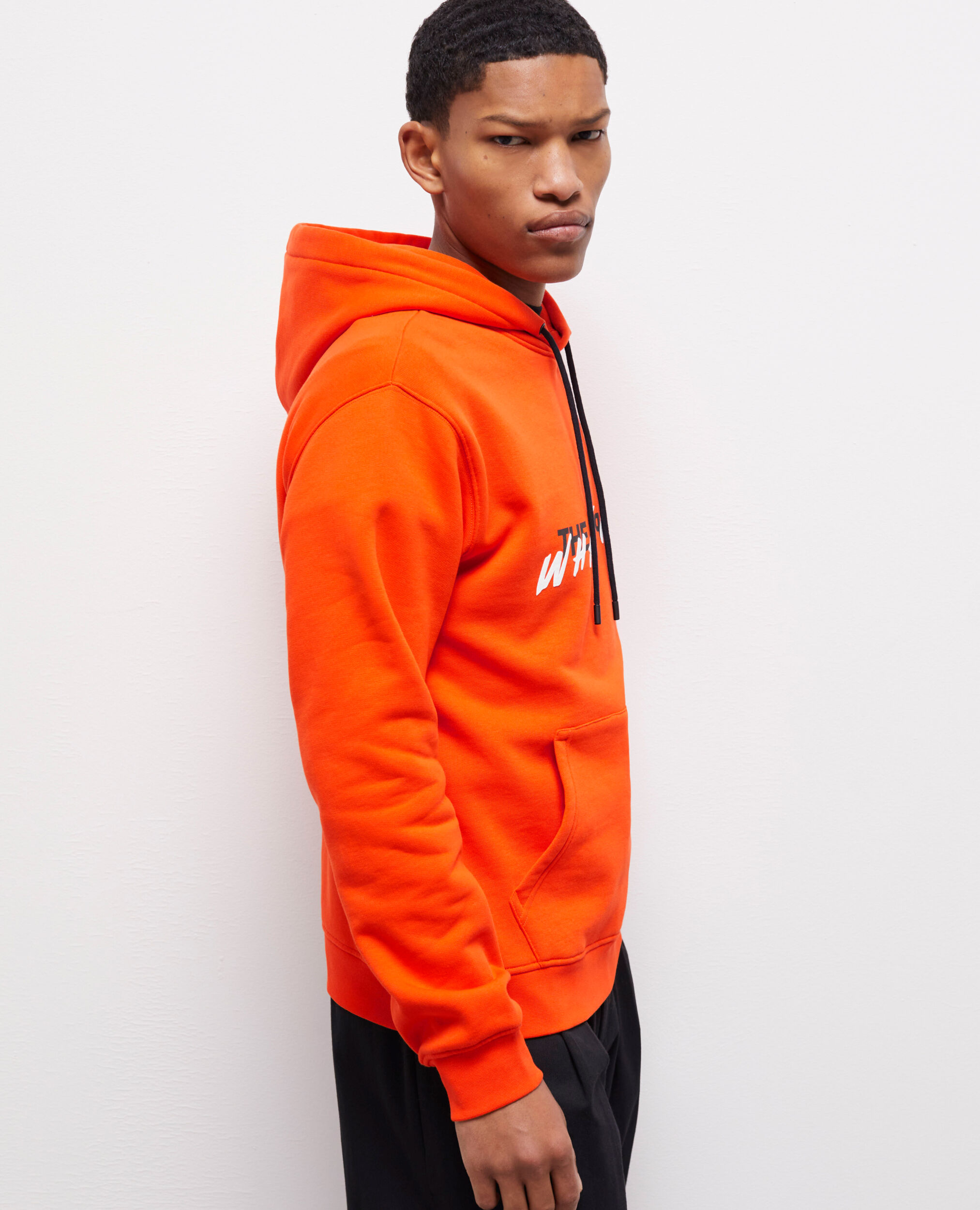 Sweatshirt à capuche What is orange