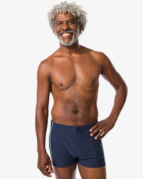 maillot de bain de sport homme bleu foncé