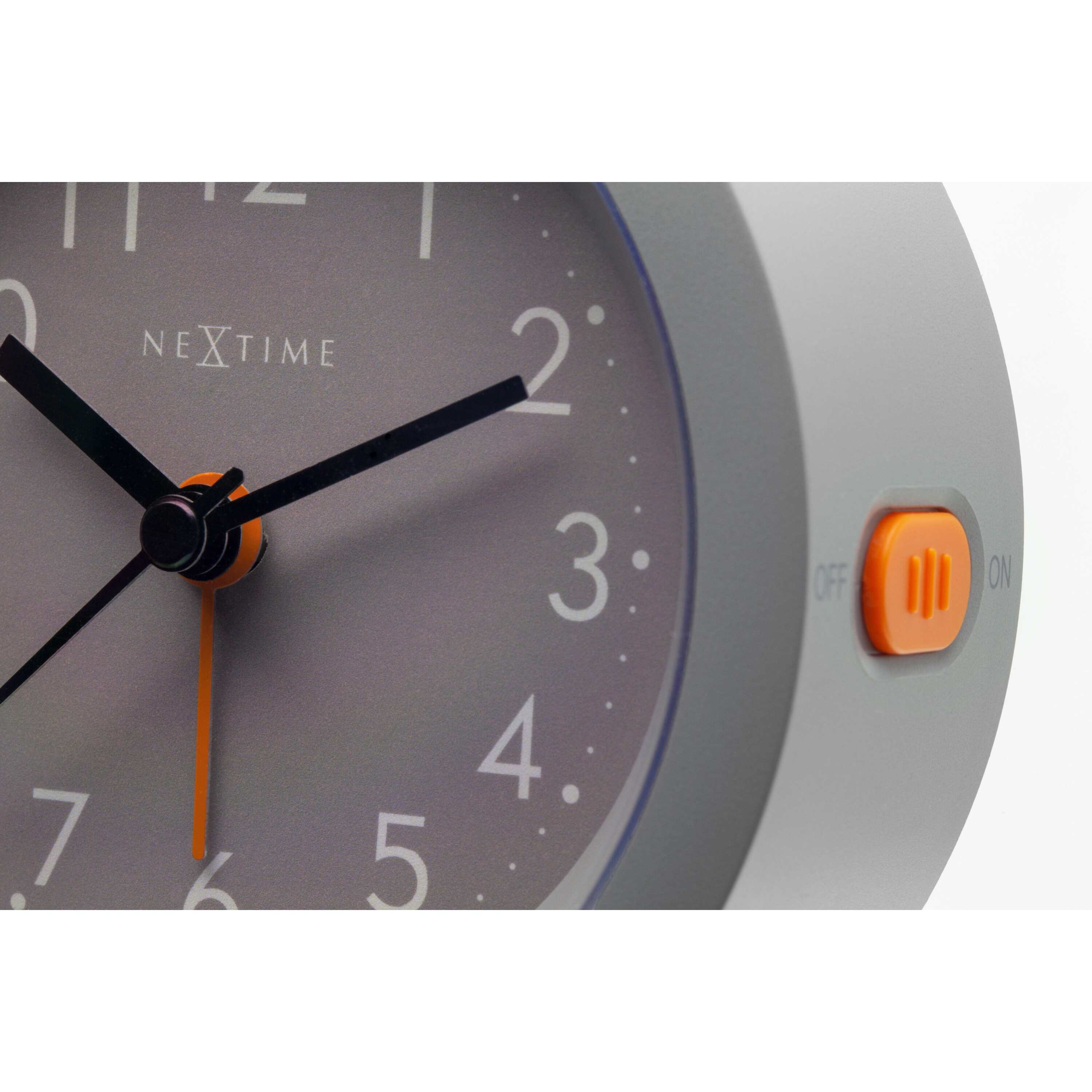 NeXtime - Tafelwekker Ã10,5 cm x 3,6 cm - Stil - Verlicht Wijzerplaat