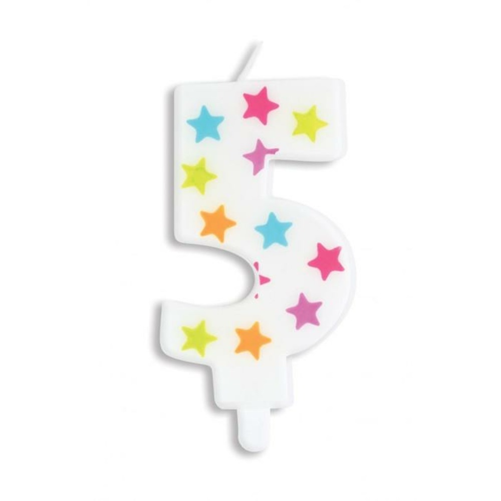 Bougie d'anniversaire chiffre 5