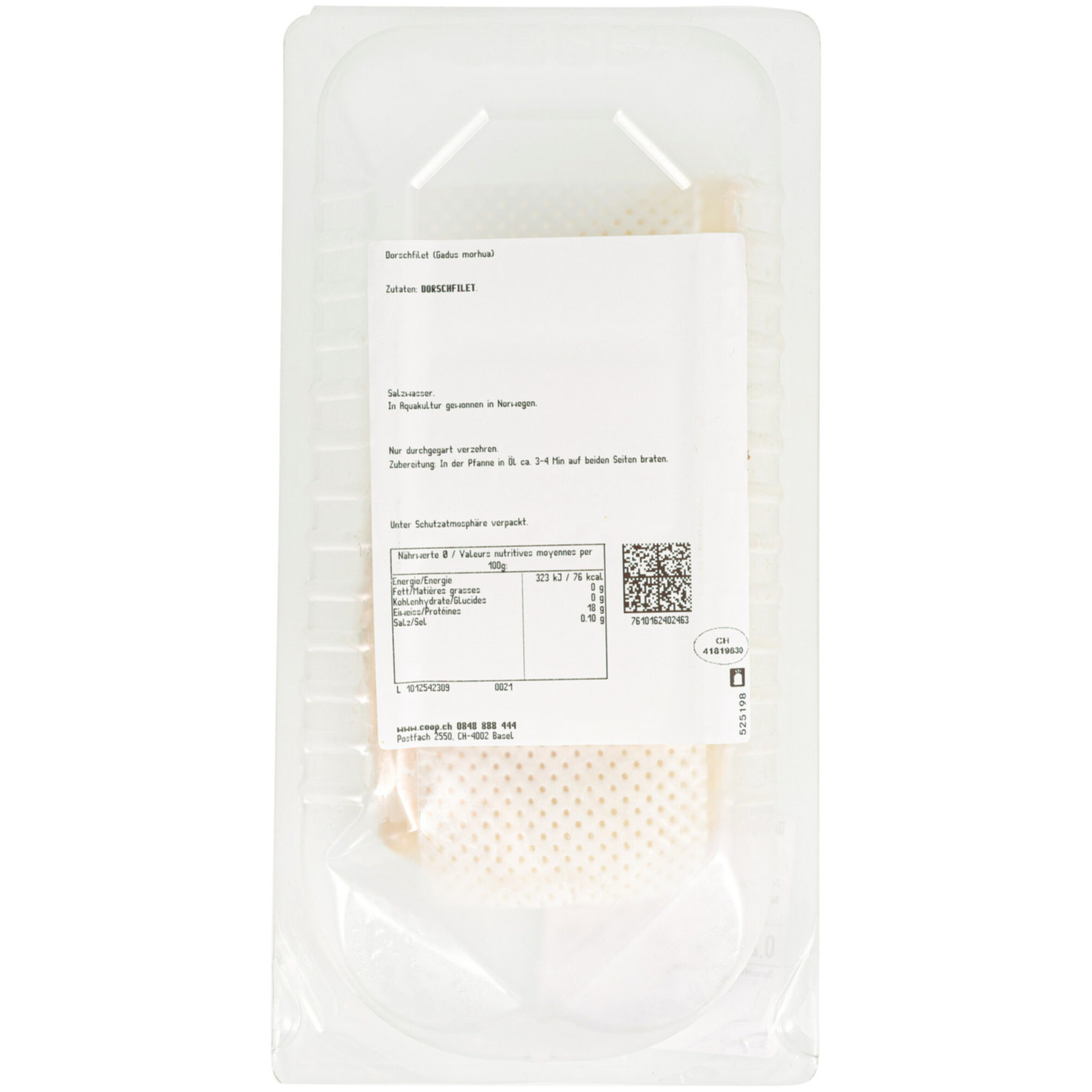 Dorschrückenfilet Royal 250g