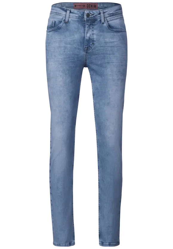 Slim Fit bleached Jeans - light blue wash