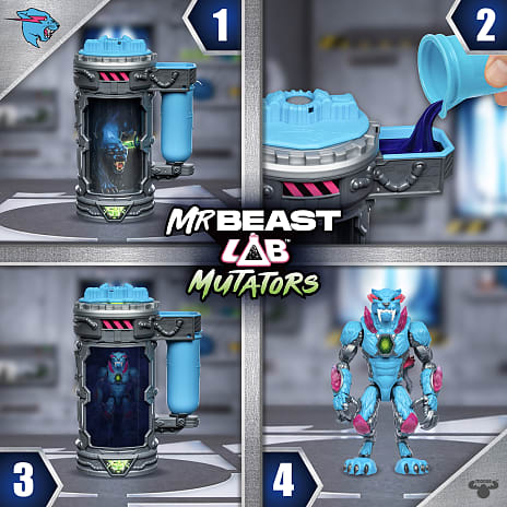 Mr.beast lab action figs iconic panther