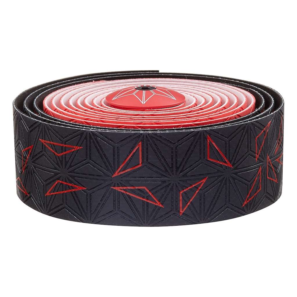 Supacaz Super Sticky Kush Star Fade Stuurlint Rood/Zwart
