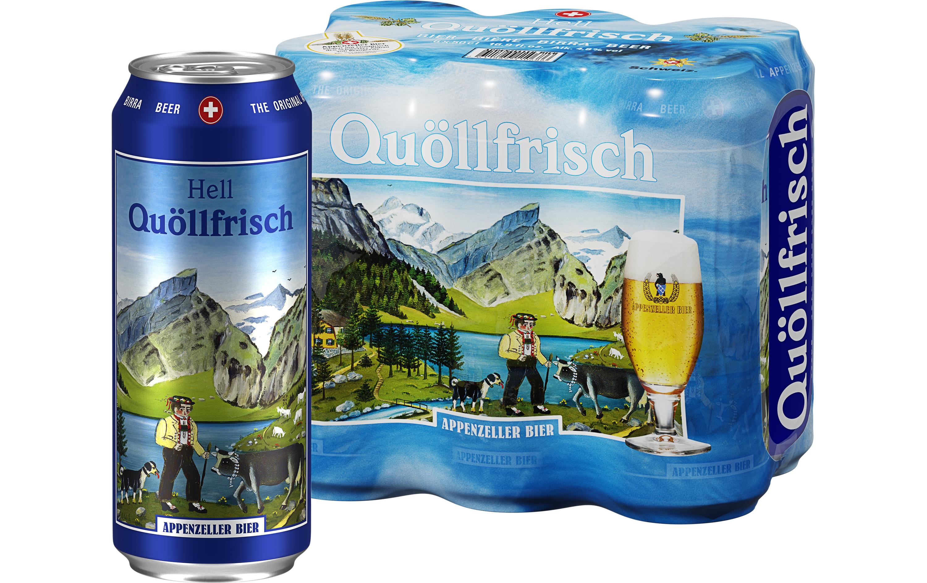 Bier Quöllfrisch 6 x 0.5 lHellbier