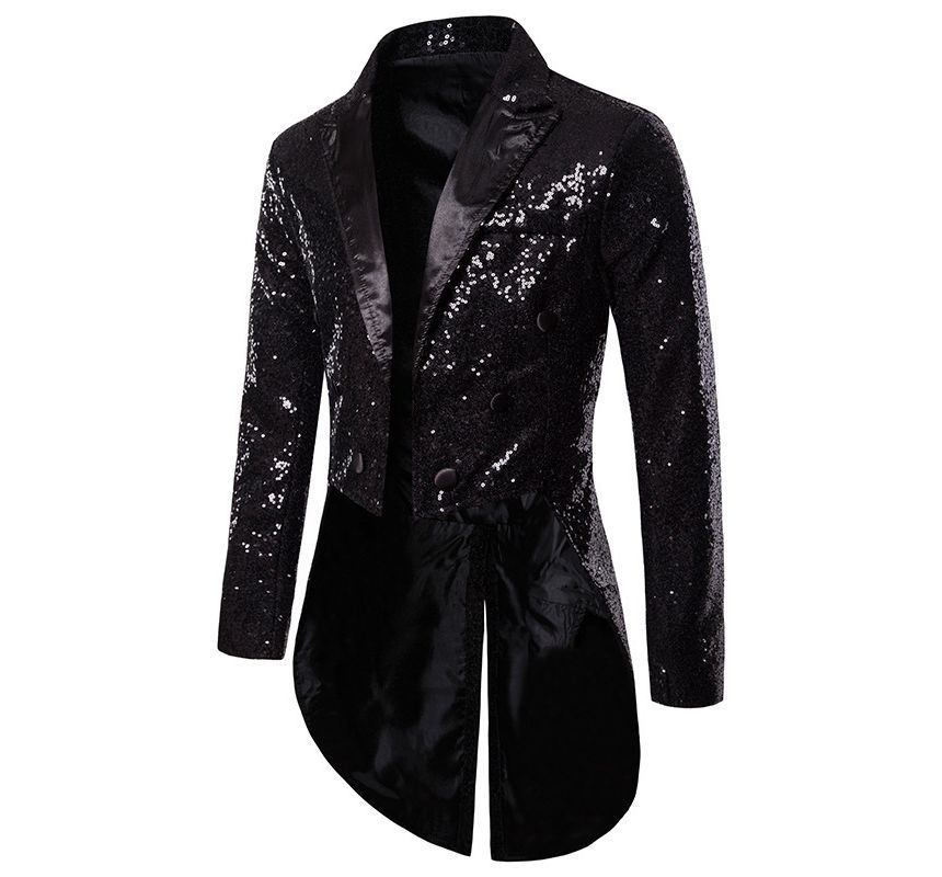 Sheck - Sequin Double-Breasted Tailcoat