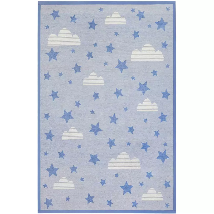 Esprit Kinderteppich Whale Buddy blau