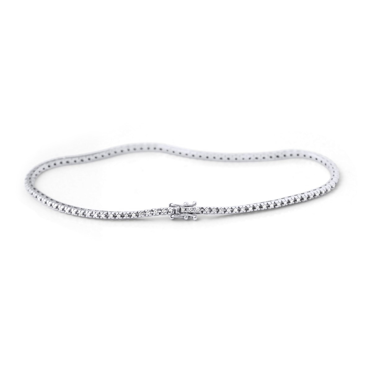 Bracelet TENNIS Diamants 0,30 Cts Or Blanc