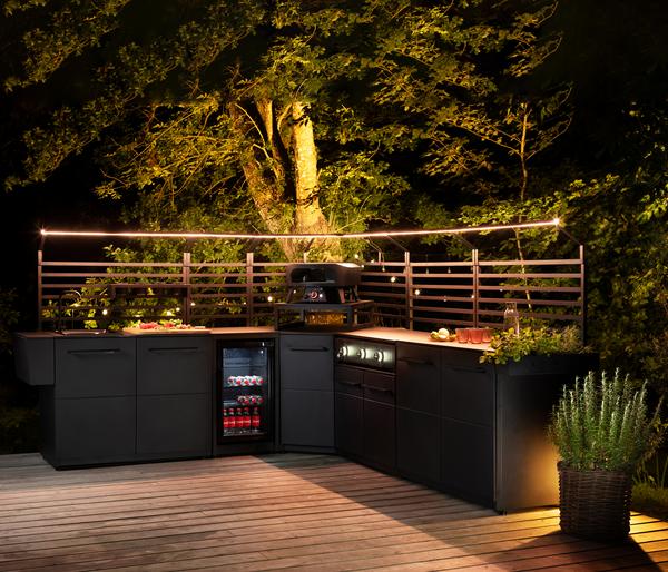 Cozze Outdoor-Küche Rückwand