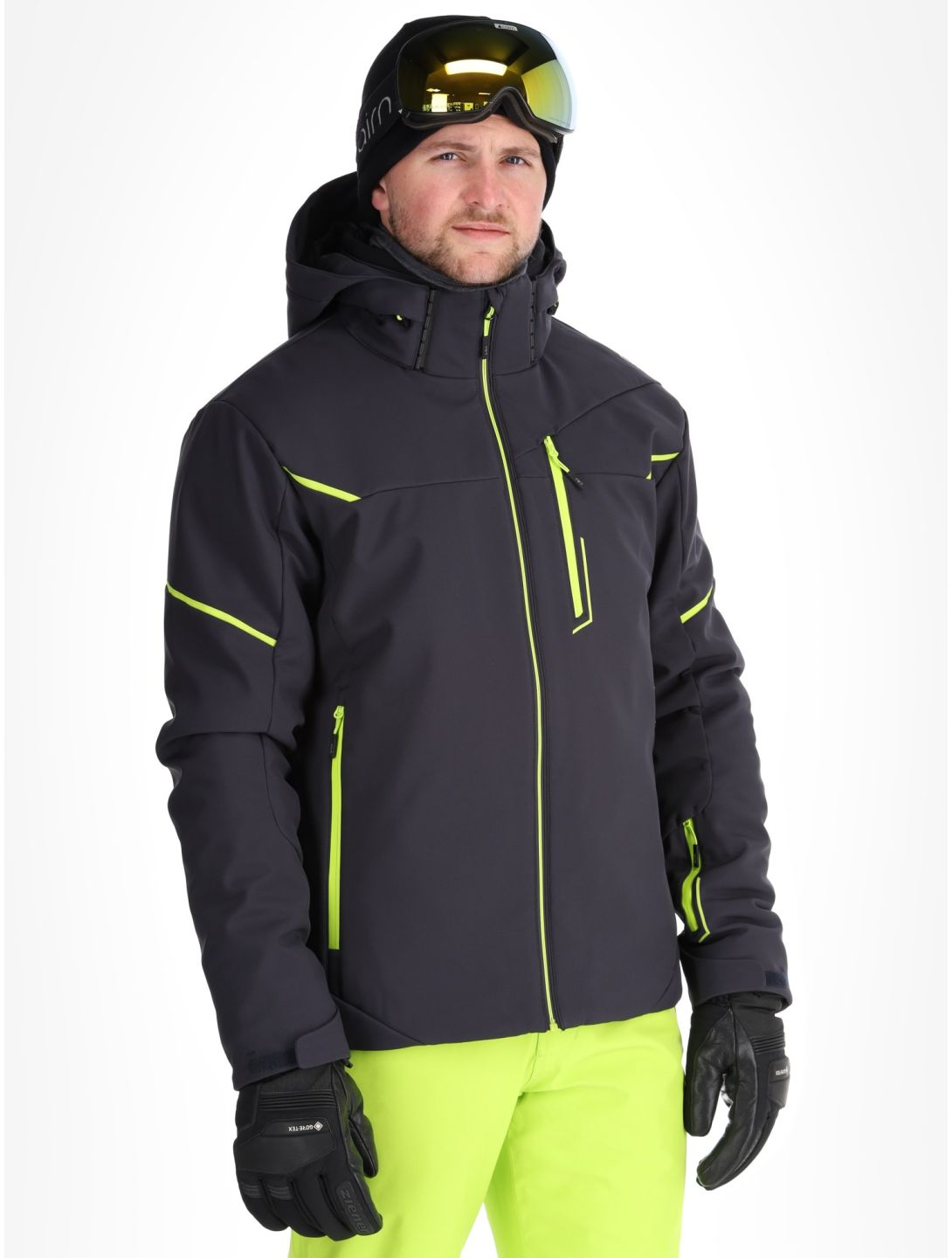 33W0897 softshell ski-jas heren