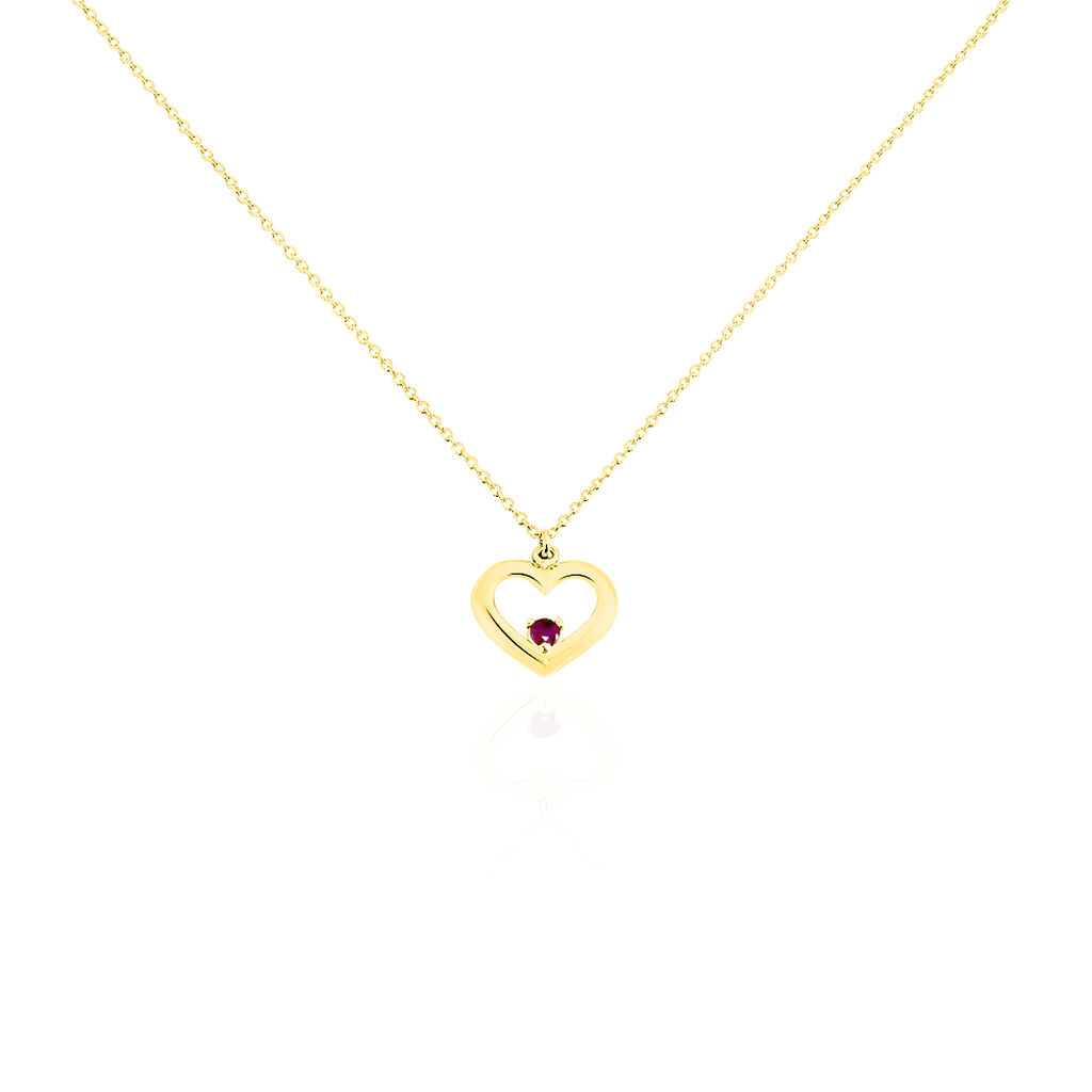 Collier Martella Or Jaune Rubis