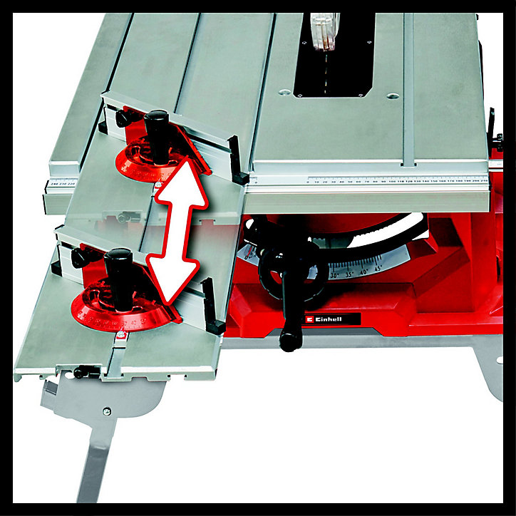 Scie circulaire sur table avec glissière de découpe Einhell TE-CC 250 UF 2000W