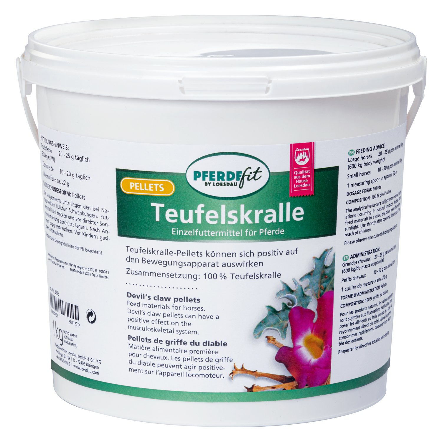 PFERDEfit by Loesdau Teufelskralle Pellets  - 1 kg