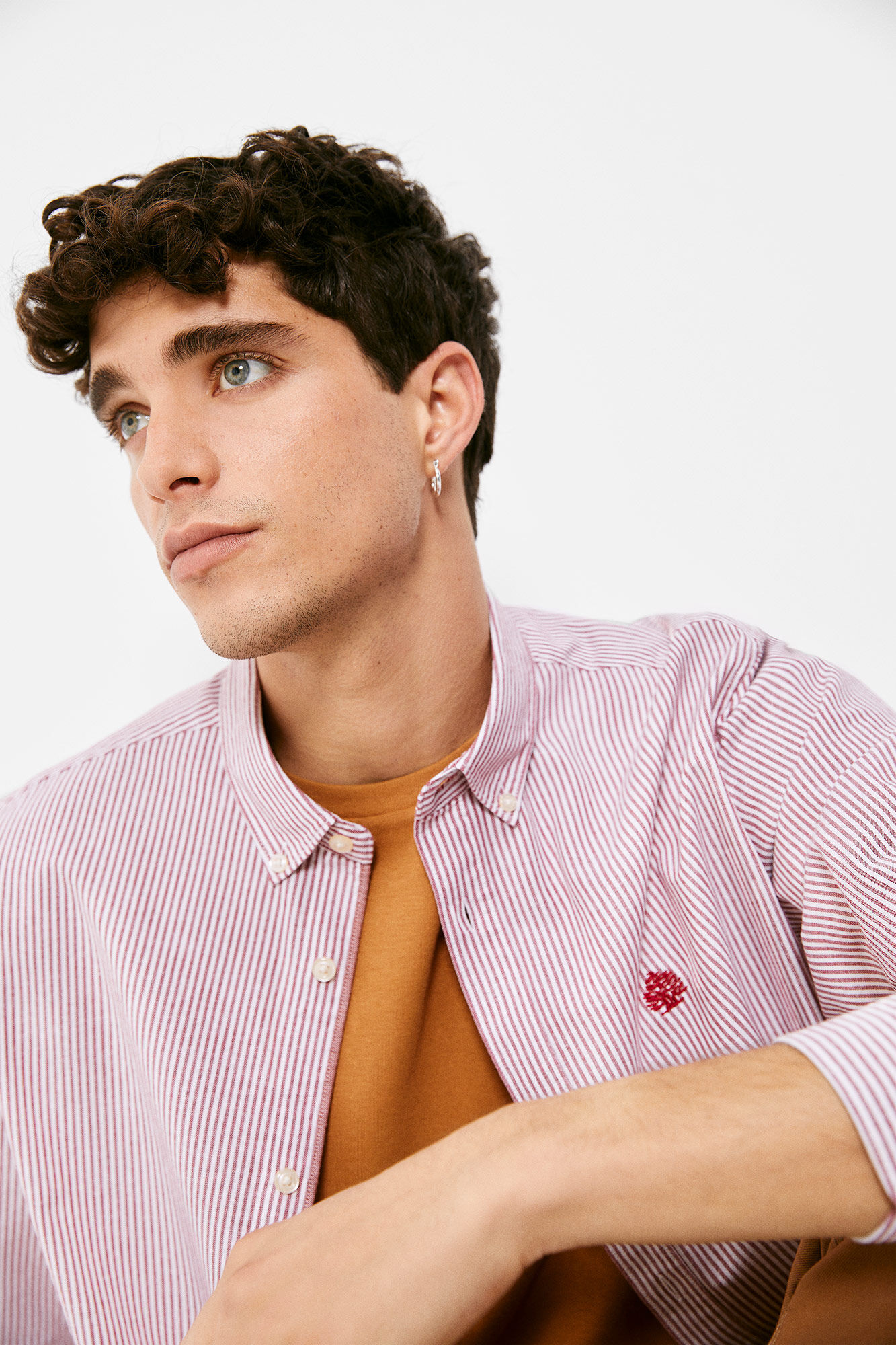 Camisa listrada Pintpoint - vermelha