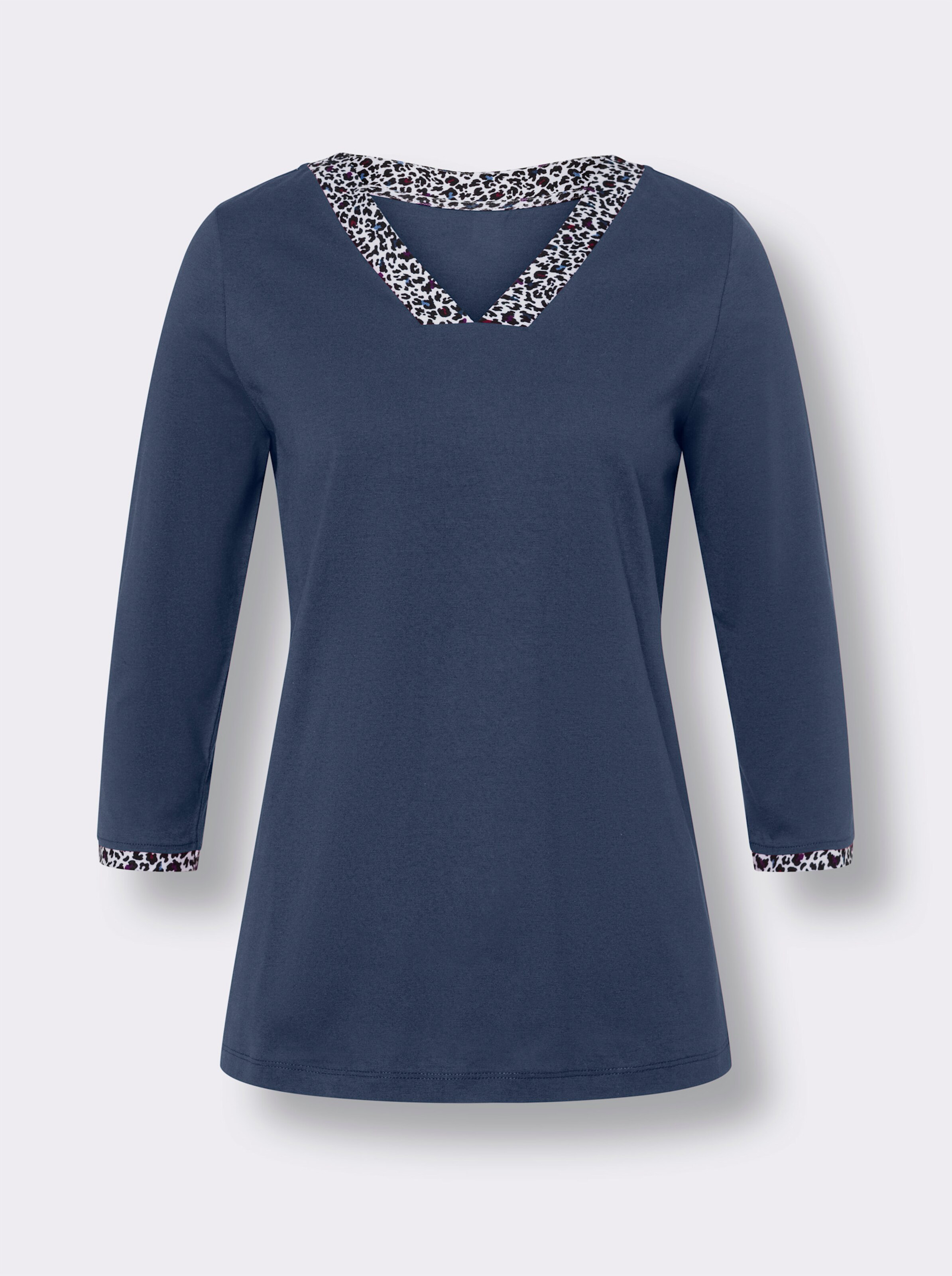 2-in-1-Shirt im Animal-Print