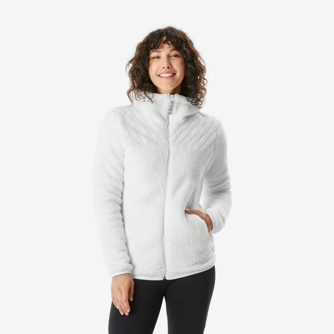 Decathlon Quechua - Jaqueta de lã polar feminina SH500 U-Warm da Quechua