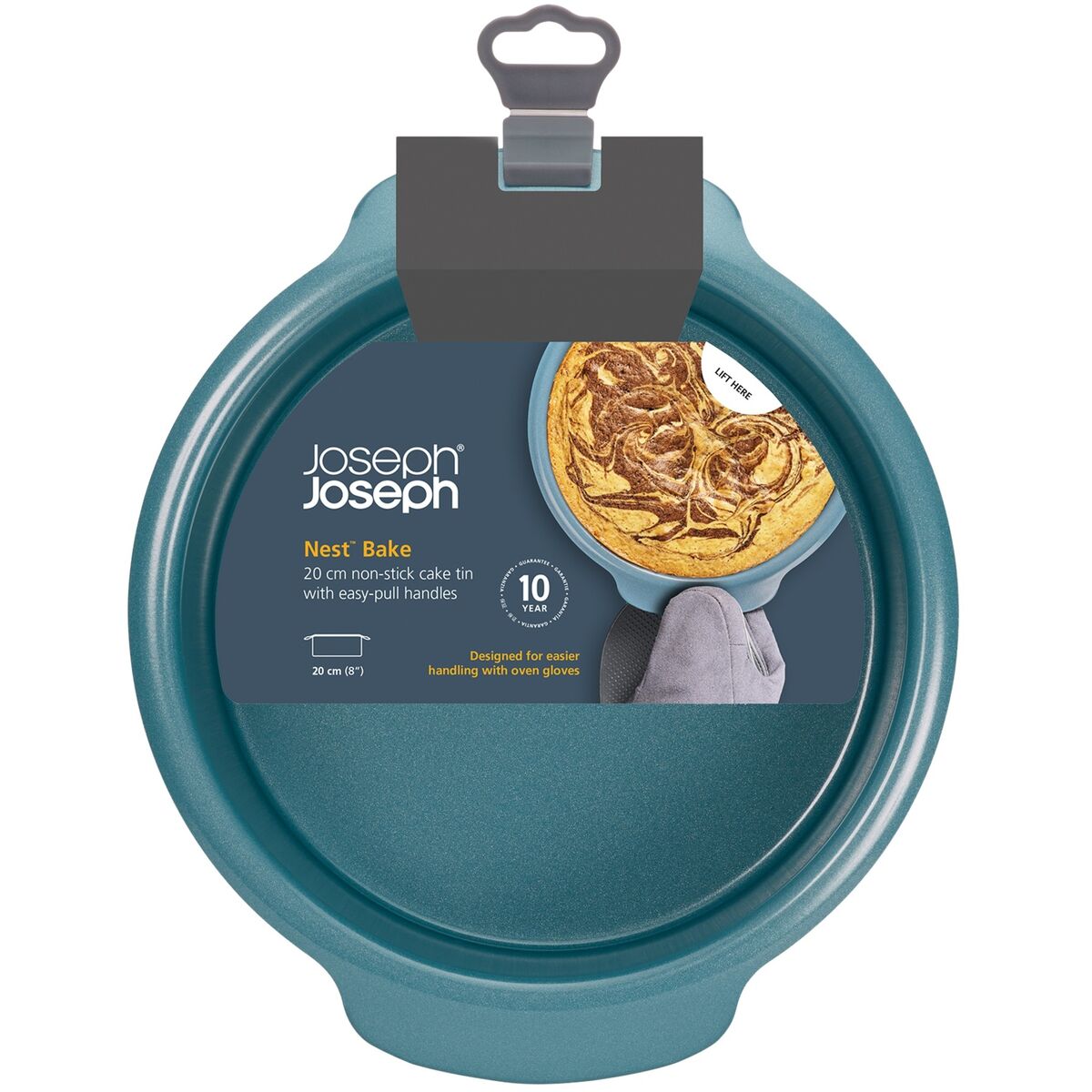 Joseph Joseph Nest Bake rund kakeform, 20 cm