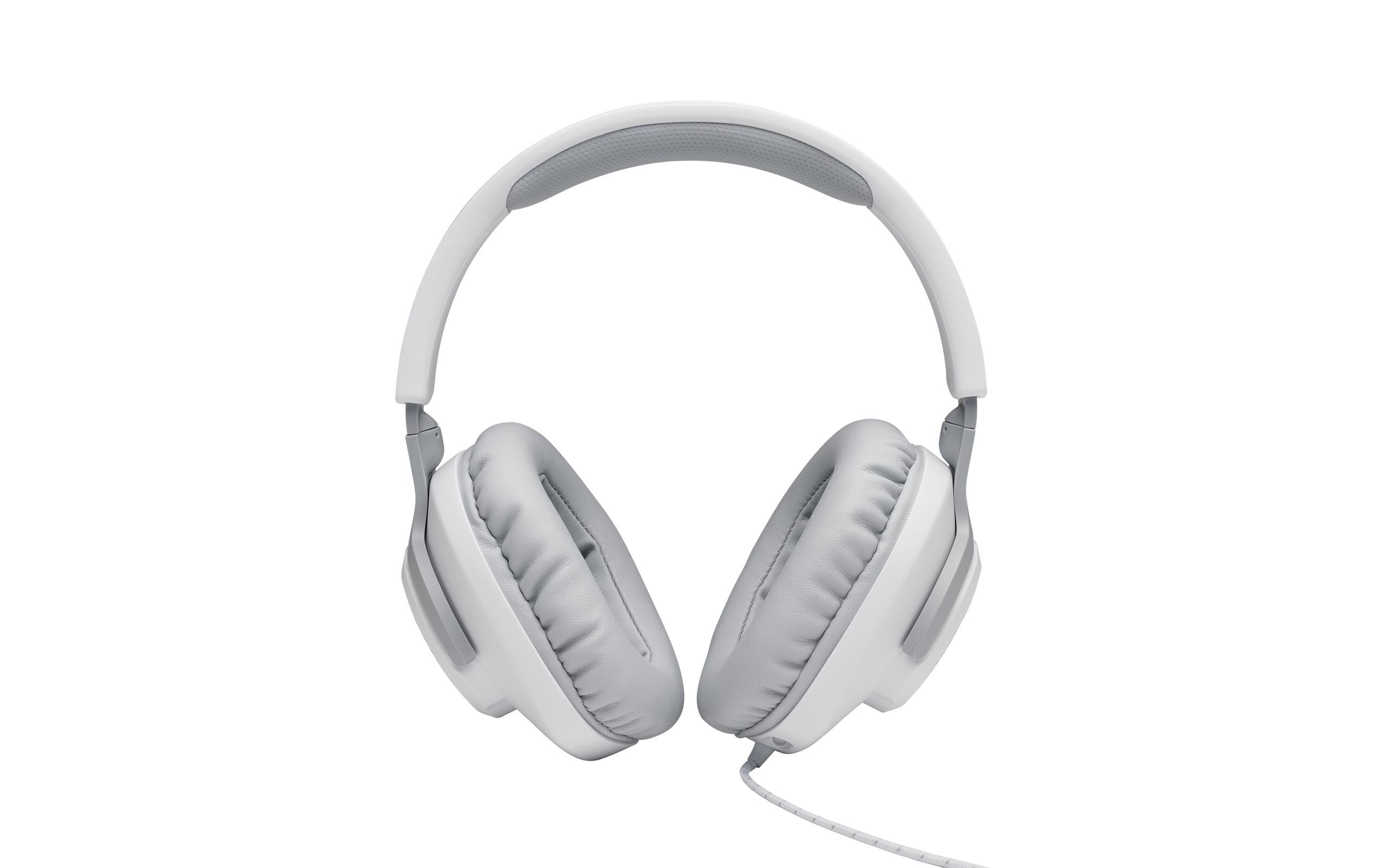 Headset Quantum 100 WeissKabelgebundenes Over-Ear-Gaming-Headset mit abnehmbarem Mikro