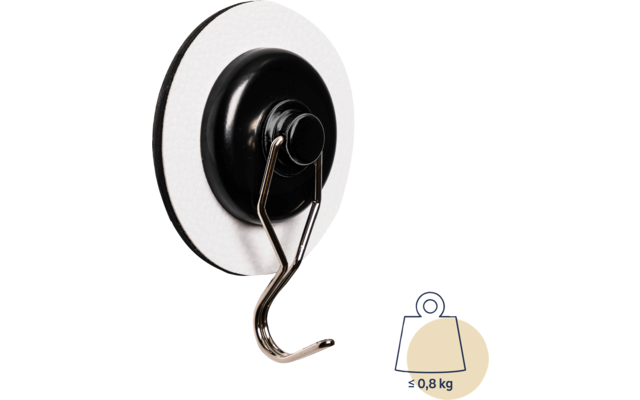 silwy® Magnet-Haken THE ONE inkl. Pad WHITE